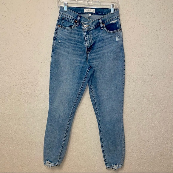 Abercrombie & Fitch Denim - Abercrombie & Fitch Super Skinny Ankle High Rise Jean